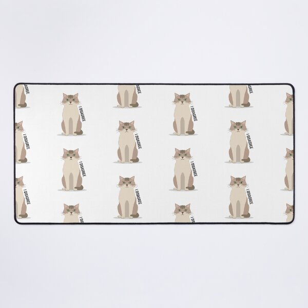 Item preview, I Disagree Cat Minimal Illustration designed and sold by CreatedbyKandJ.