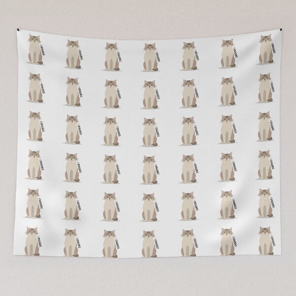 Item preview, I Disagree Cat Minimal Illustration designed and sold by CreatedbyKandJ.
