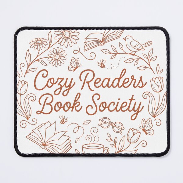 Item preview, Book Lover Design – Cozy Readers Book Society | Cottagecore Reading Aesthetic designed and sold by Frida-Kreativ.