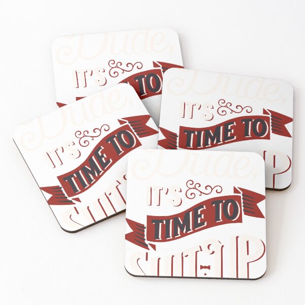 Item preview, Retro Style "Dude, It's Time To Suit Up" Typography - Vintage Apparel Design designed and sold by Mammu-Fashion.