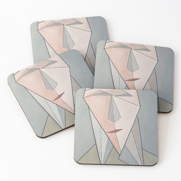 Item preview, Geometric Lady / Geometric Lady designed and sold by JensScherleArt.