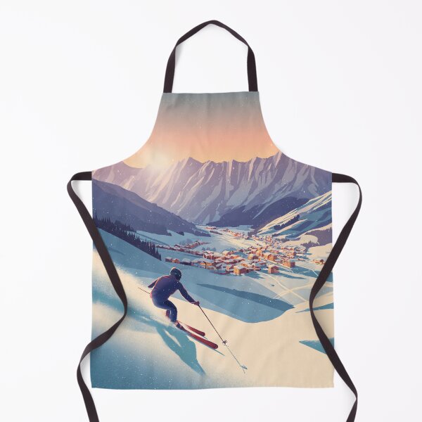 Item preview, Magical Descent Above Alpine Village designed and sold by Turocks.