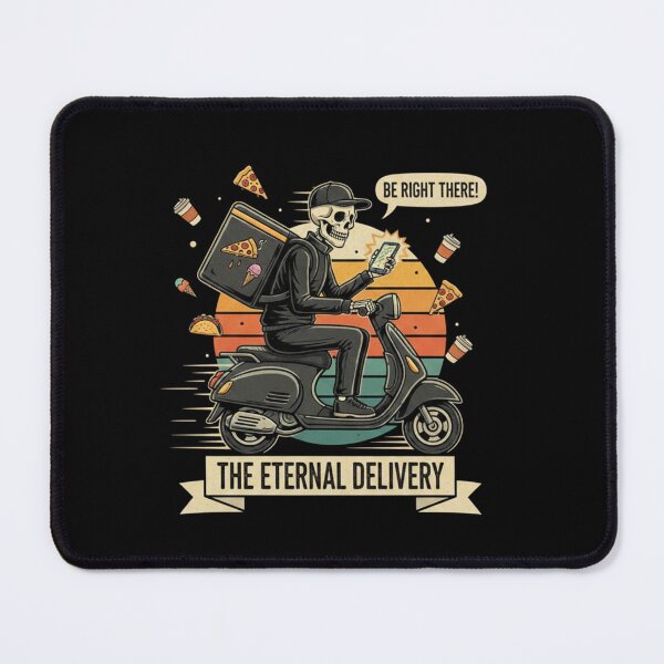 Item preview, The Eternal Delivery - Skeleton Courier (Be Right There!) designed and sold by Appolishop.