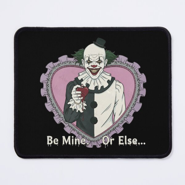Item preview, ​Creepy Horror Clown - Be Mine Or Else - Gothic Valentine designed and sold by TreasureOfAna.
