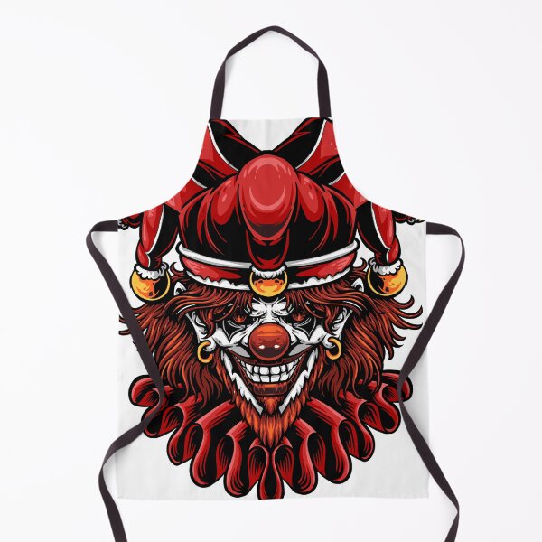Item preview, Menacing Evil Jester Mascot Vector Art - Dark Horror Clown Illustration designed and sold by Mammu-Fashion.