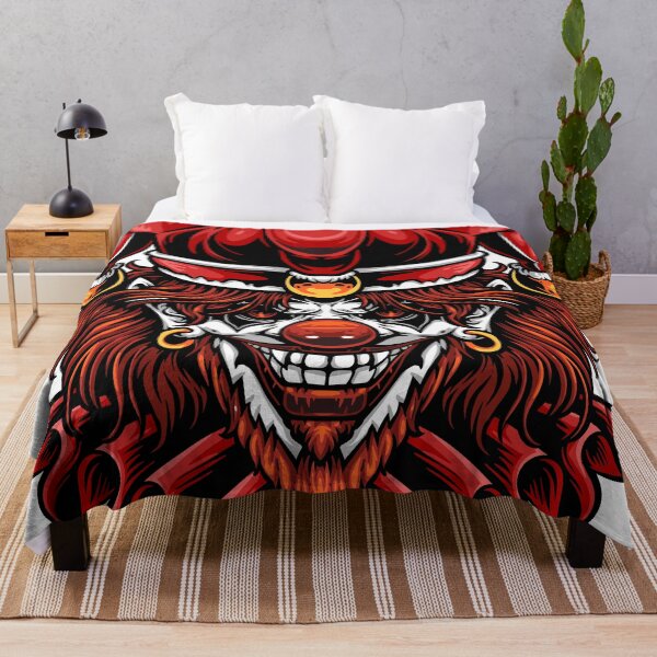 Item preview, Menacing Evil Jester Mascot Vector Art - Dark Horror Clown Illustration designed and sold by Mammu-Fashion.