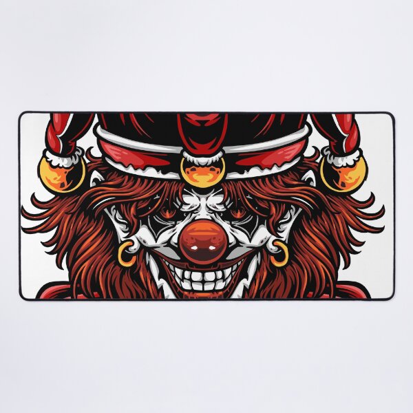 Item preview, Menacing Evil Jester Mascot Vector Art - Dark Horror Clown Illustration designed and sold by Mammu-Fashion.