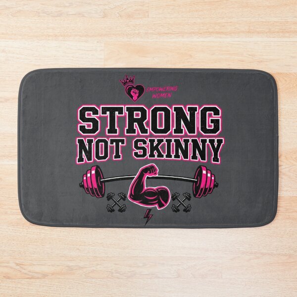 Item preview, Strong Not Skinny - Fitness Motivation Empowerment | Gym Workout Design designed and sold by ZoomTaDesign.
