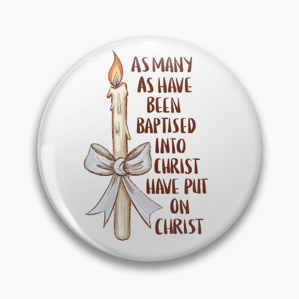 Item preview, As Many As Have Been Baptised (Blue) designed and sold by ikonographics.
