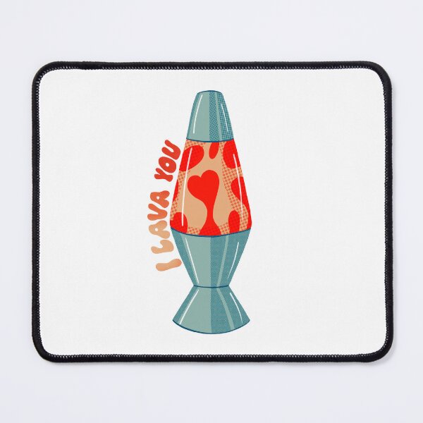 Item preview, I Lava You - Retro Lava Lamp designed and sold by SarahWhittle.