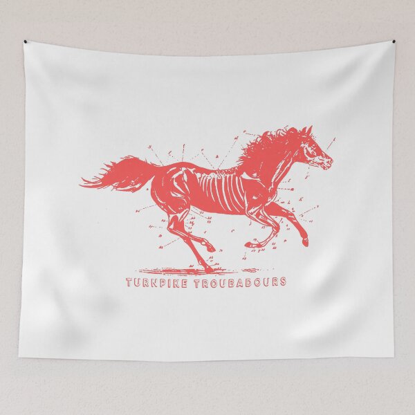 Item preview, Red Country Horse Silhouette designed and sold by nerdyygraphic.