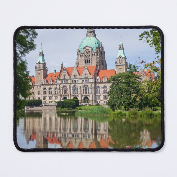 Item preview, New Town Hall with Maschsee pond in Maschpark, Hanover designed and sold by Torsten Krüger.
