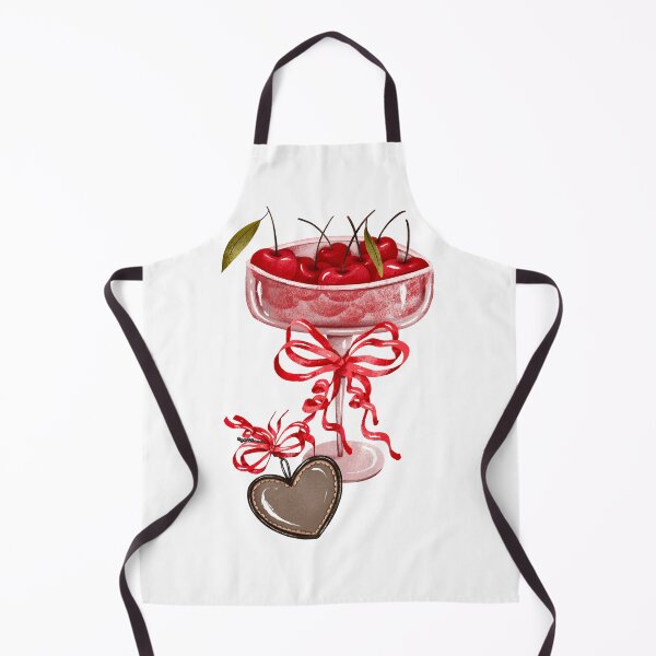 Item preview, Champagne and wine glass with cherries and necklace designed and sold by the-myro.