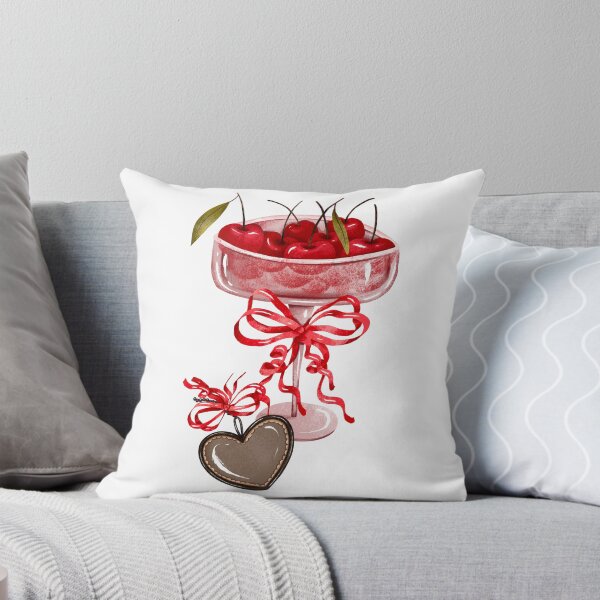 Item preview, Champagne and wine glass with cherries and necklace  designed and sold by the-myro.