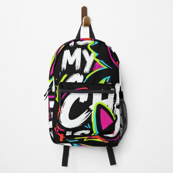 Item preview, Chaos Is My Comfort Zone – Neon Graffiti Cat Street Art Pop Character designed and sold by PLUSHIWORLDtm.