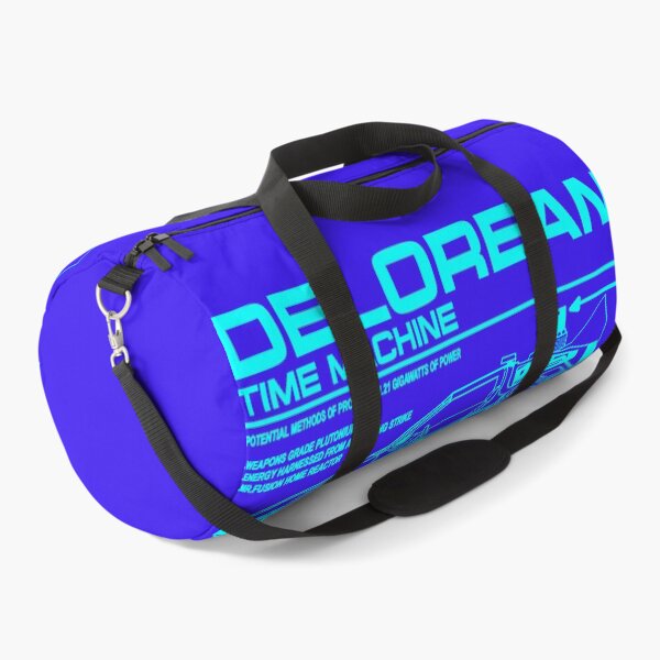 Item preview, Vintage Classic Car Delorean Project Blue Neon designed and sold by PrintCarClub.