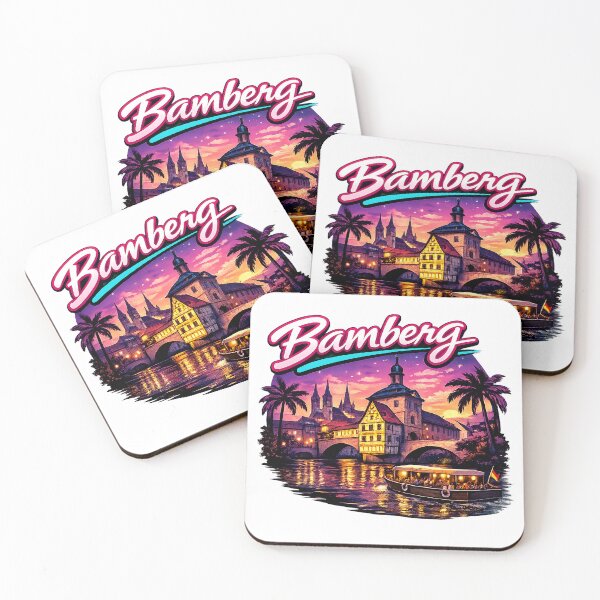 Item preview, Bamberg (Sunset / Retro / River / Old Town) designed and sold by BassdScho.