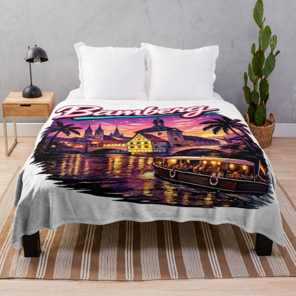 Item preview, Bamberg (Sunset / Retro / River / Old Town) designed and sold by BassdScho.