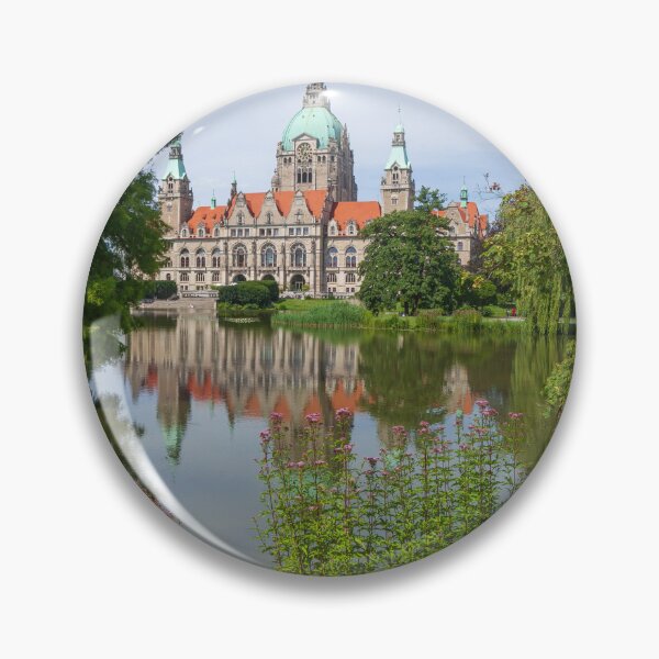 Item preview, New Town Hall with Maschsee pond in Maschpark, Hanover, Lower Saxony designed and sold by Torsten  Krüger.