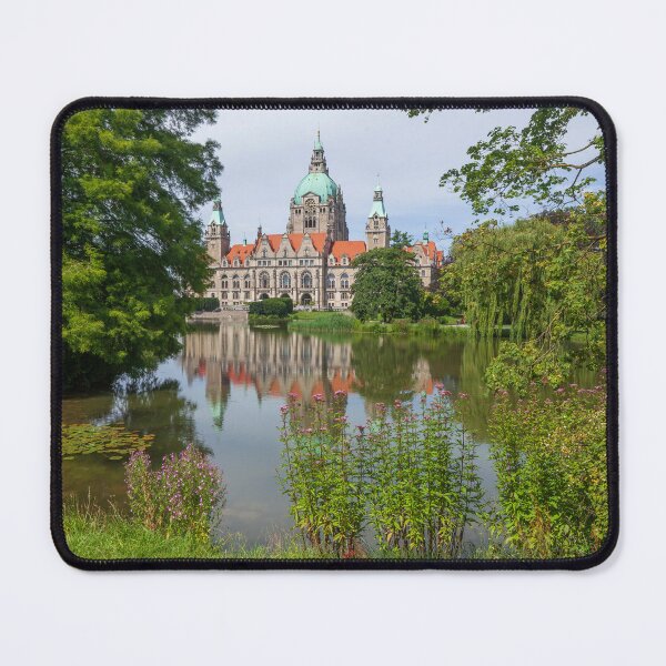 Item preview, New Town Hall with Maschsee pond in Maschpark, Hanover, Lower Saxony designed and sold by Torsten Krüger.