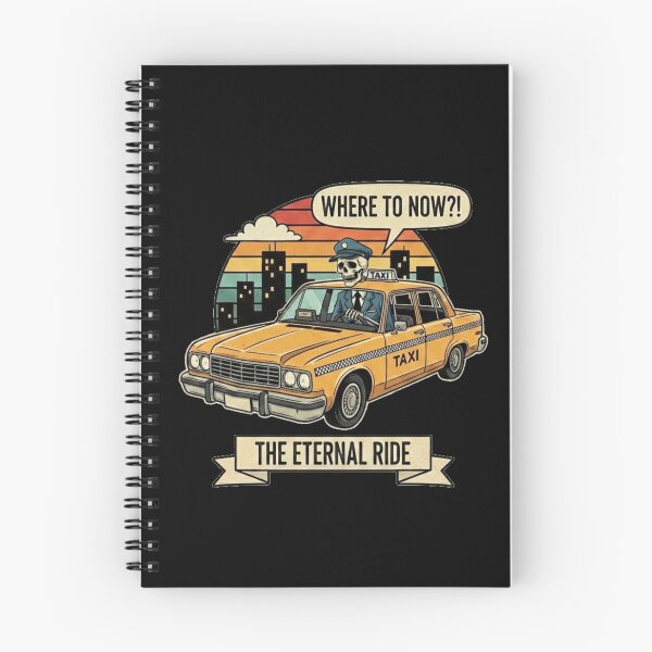 Item preview, The Eternal Ride - Skeleton Taxi Driver (Where to Now?) designed and sold by Appolishop.