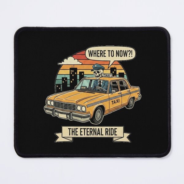 Item preview, The Eternal Ride - Skeleton Taxi Driver (Where to Now?) designed and sold by Appolishop.