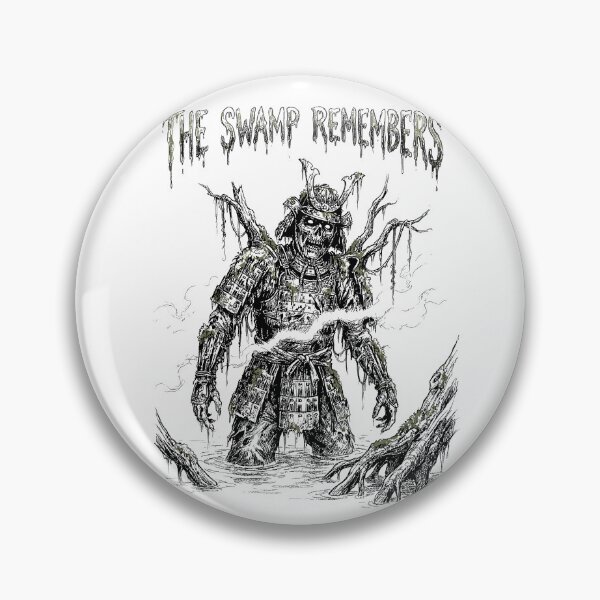 Item preview, Sentinel of the Cursed Swamp - Undead Samurai designed and sold by bapupa.