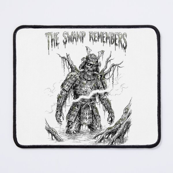 Item preview, Sentinel of the Cursed Swamp - Undead Samurai designed and sold by bapupa.