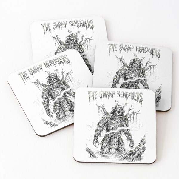 Item preview, Sentinel of the Cursed Swamp - Undead Samurai designed and sold by bapupa.