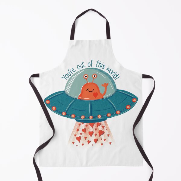 Item preview, You're Out of This World Cute Alien UFO Space Ship designed and sold by SarahWhittle.