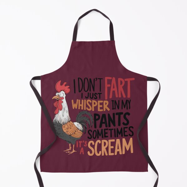 Item preview, Funny Rooster "I Don't Fart I Just Whisper In My Pants" - Sarcastic Farm Humor designed and sold by MAEN00.