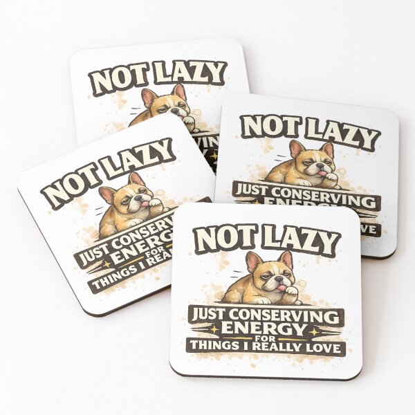 Item preview, Not Lazy Just Conserving Energy designed and sold by TheNyneShop.