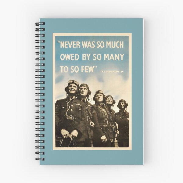 Item preview, Never Was So Much Owed By So Many To So Few - WW2 Poster designed and sold by warishellstore.