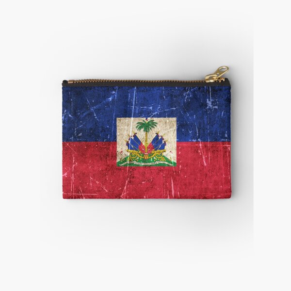 Item preview, Vintage Aged and Scratched Haitian Flag designed and sold by JeffBartels.