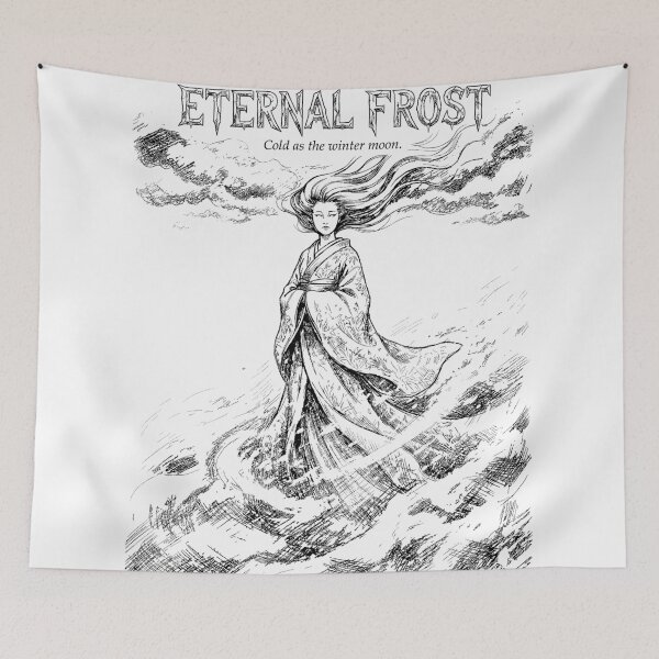 Item preview, Frost of the Frozen Soul - Japanese Yuki-Onna Spirit designed and sold by bapupa.