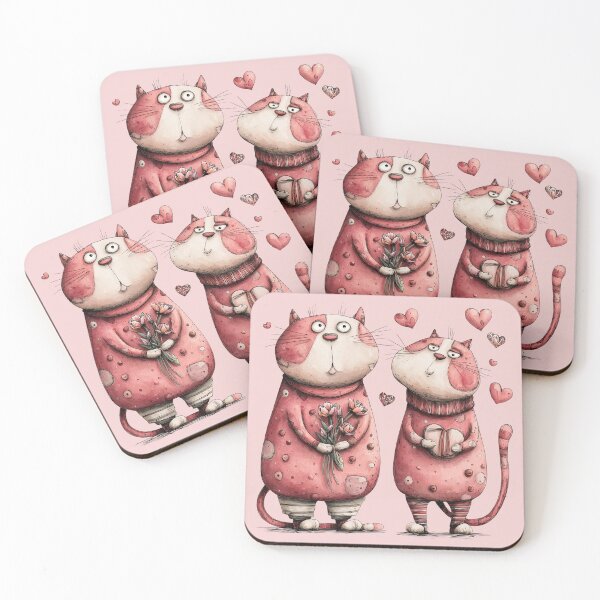Item preview, Sweet Romantic Cats designed and sold by Erika Kaisersot.