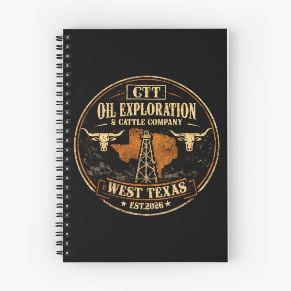 Item preview, CTT Oil Exploration & Cattle Company Texas designed and sold by BlightedArt.