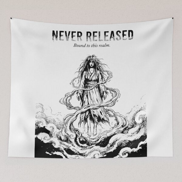 Item preview, Mist of the Unrested - Japanese Yurei Ghost designed and sold by bapupa.