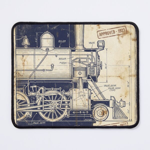 Item preview, Vintage Blueprint Diagram designed and sold by pictranoosa.