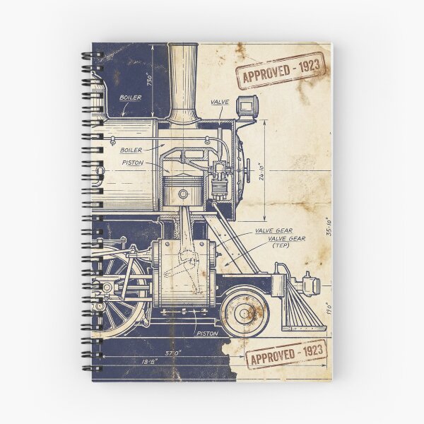 Item preview, Vintage Blueprint Diagram designed and sold by pictranoosa.
