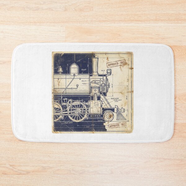 Item preview, Vintage Blueprint Diagram designed and sold by pictranoosa.