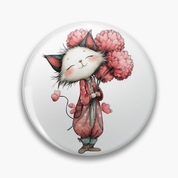 Item preview, Love Cat Illustration designed and sold by Erika Kaisersot.