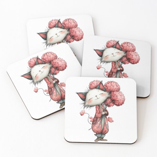 Item preview, Love Cat Illustration designed and sold by Erika Kaisersot.