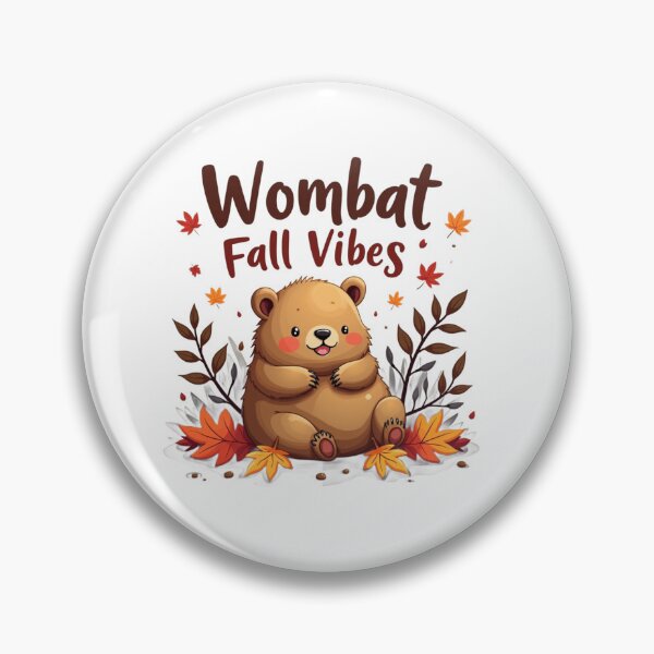 Item preview, Wombat Fall Vibes designed and sold by ArtelierMe.