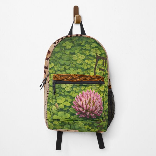 Item preview, Celtic Clover Backpack designed and sold by The-Weekly-Rag.