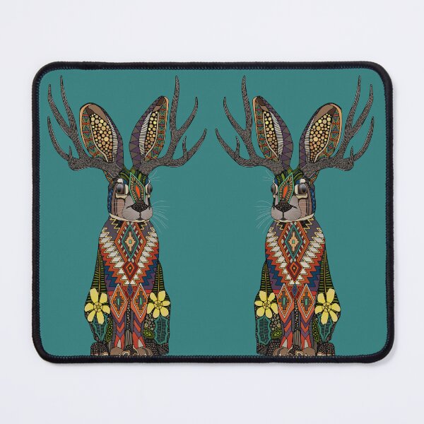 Item preview, jackalope teal designed and sold by scrummy.