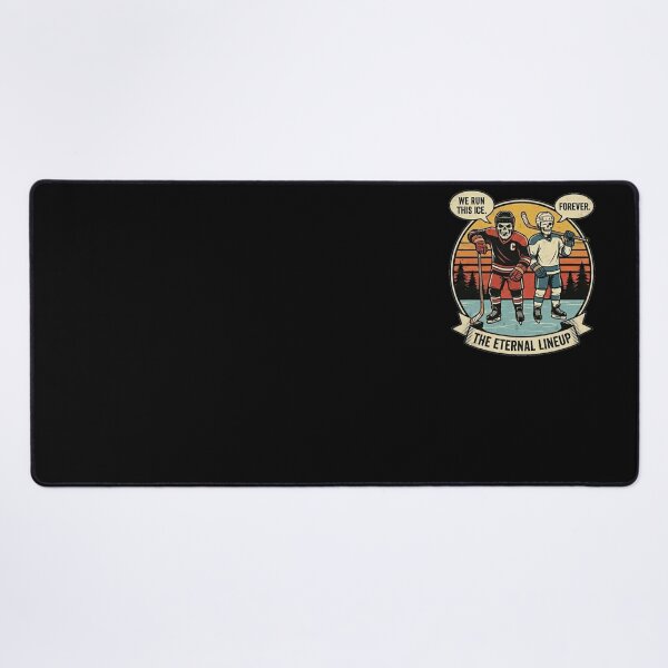 Item preview, The Eternal Lineup - Skeleton Hockey Players (We Run This Ice) designed and sold by Appolishop.