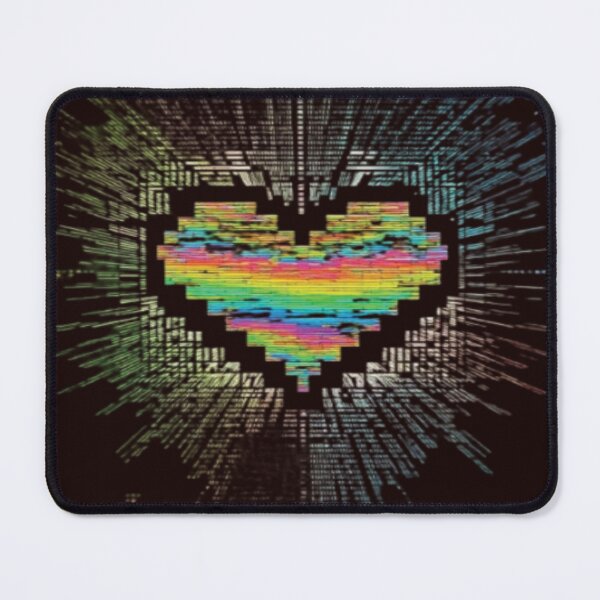 Item preview, Glitch Heart Shirt | Digital Love Error Art | Retro Pixel Aesthetic Design designed and sold by ZChrome.