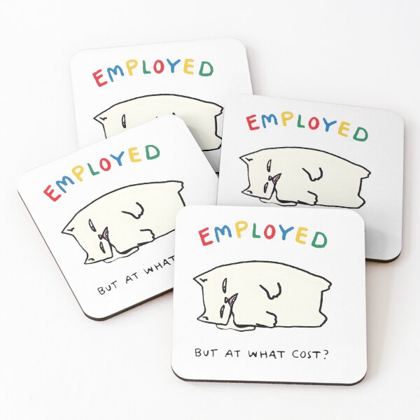 Item preview, Employed.. designed and sold by SlayPOPShop.