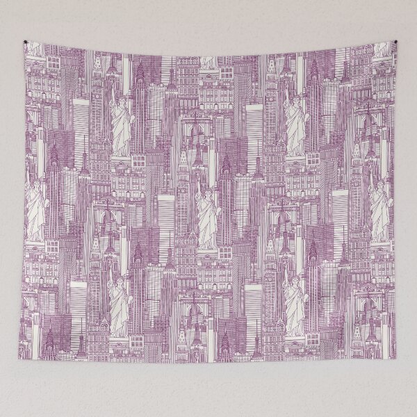 Item preview, New York Liberty purple designed and sold by scrummy.